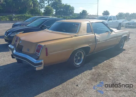 1977 Pontiac Grand Prix из США, поврежденный, VIN 2J57Y7A206199